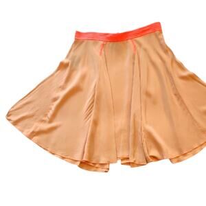 Fendi Skirt Size 2.Tan with Orange waistband and stiching